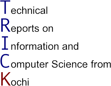 Technical Reports on Information and Computer Science from Kochi
